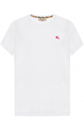 Logo-embroidered t-shirt, zdjęcie 1 Logo-embroidered t-shirt od Burberry